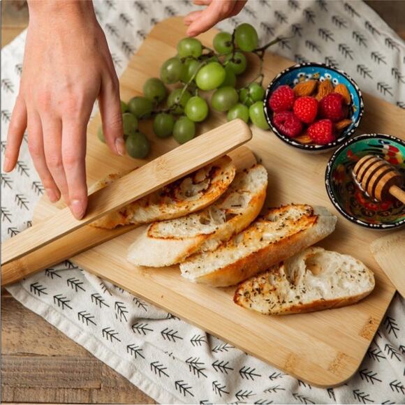 Core Bamboo Wood Serving Utensil and Cutting Board Gift Set - Picture 6 of 6